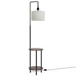 Artiss Floor Lamp 2 Tier Shelf Storage LED Light Adjustable Head