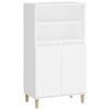 vidaXL Highboard White Storage Cabinet Sideboard Cupboard