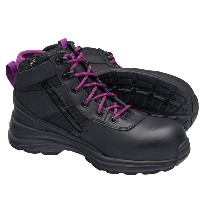 Blundstone Women's Black #887 Jogger Zip-Side Safety - US Size 10