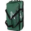Reebok All Star Large 88l Leather Film Soft Shell Trolley Suitcase Luggage Green