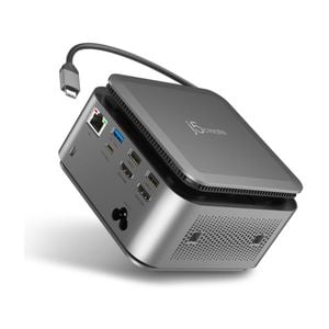 J5create 14 Port Usb-c Powerbase Display Extender Docking Station W/ 100w Pd