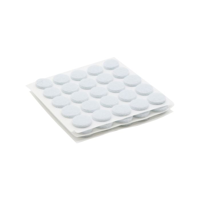 Surface Gard 10mm White Round Felt 75pcs