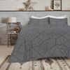 Pure Cotton Bedspread Set with extra Standard Pillowcases - Ariana Carbon