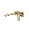 Caroma Luna Wall Basin Basin/Bath Mixer Brushed Brass