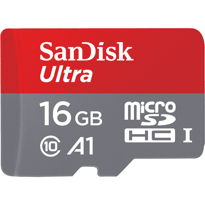 Sandisk Ultra 16gb Microsdhc A1 Uhs-i Memory Card - 98mb/s For Mobile Devices - Sdsquar-016g