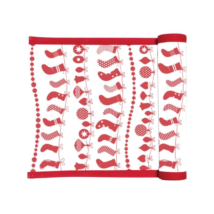 Xmas Santa Socks Runner