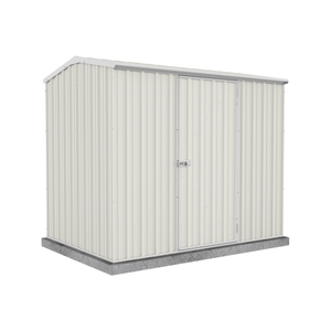 Absco Sheds 2.26 x 1.52 x 1.95m Surfmist Premier Single Door Garden Shed