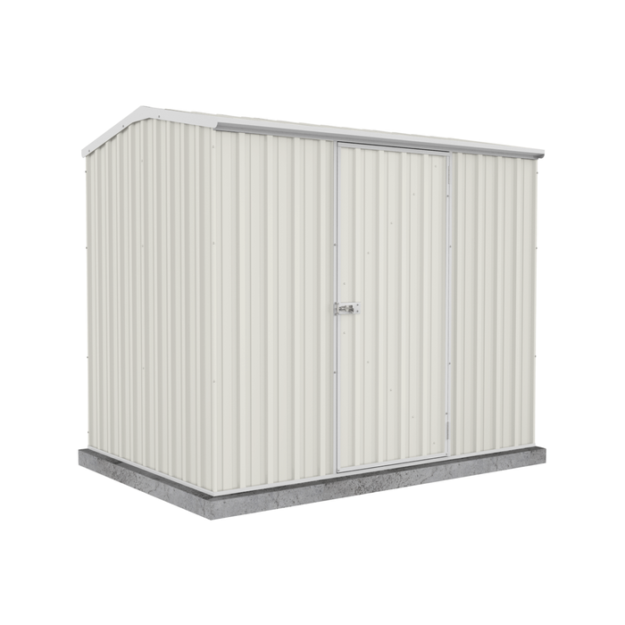Absco Sheds 2.26 x 1.52 x 1.95m Surfmist Premier Single Door Garden Shed