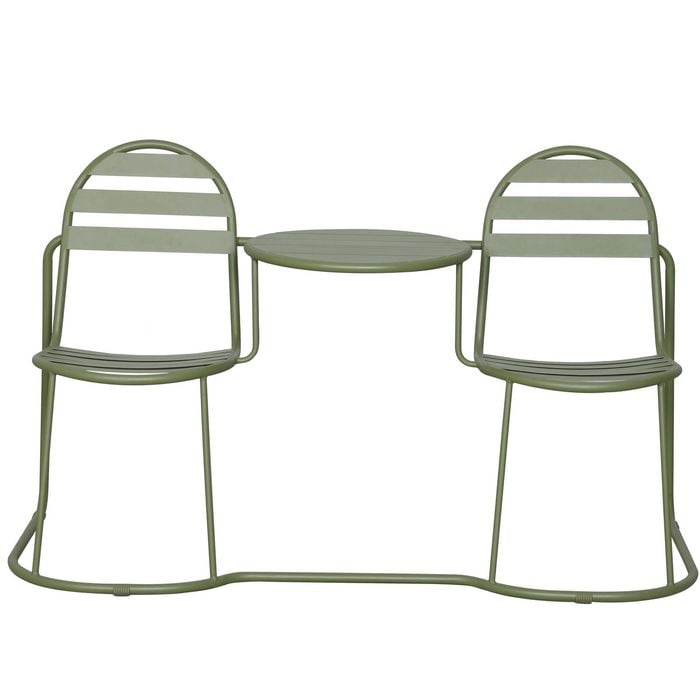 Marquee Tea Double Chair With Table