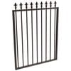 ProtectorAl 975 W x 1200mm H Satin Black Aluminium Spear Top Pool Gate