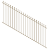 ProtectorAl 1201-2400W x 1200H Paperbark Spear Top Pool Fence Panel Raked 16-30º