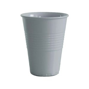 Miami Melamine Single Tone Cup 400ml 9.5x9.5x12cm White Serroni