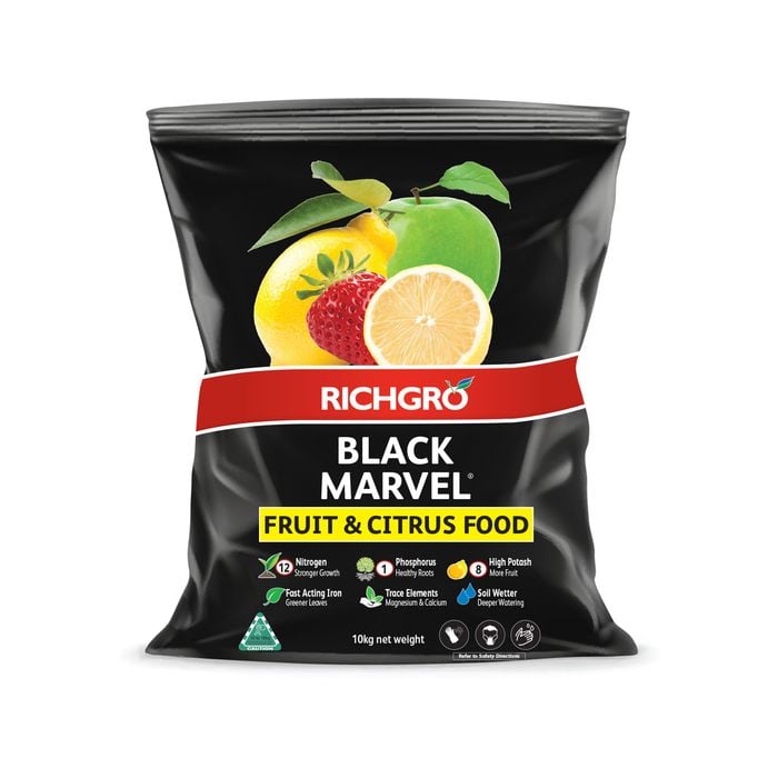Richgro 10kg Black Marvel Fruit And Citrus Food