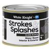 White Knight 100ml Black Gloss Strokes And Splashes Paint