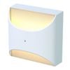 Practa Matte White Rechargeable Dusk To Dawn Step Light