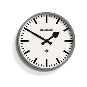 Newgate Railway Clock Grey