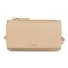 Kate Hill Travelling Wallet Accessory w/ Crossbody Strap 12.5x12.5x4cm Neutral