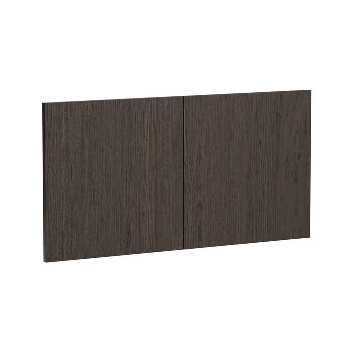Kaboodle 1000mm Truffle Oak Modern Fridge Cabinet Doors - 2 Pack
