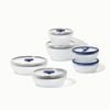 Anyday The Complete Set | Blueberry | Glass Microwave Steamer