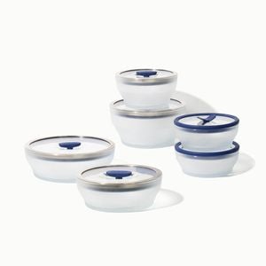 Anyday The Complete Set | Blueberry | Glass Microwave Steamer