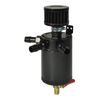 Calflow Billet Aluminium Baffled Oil Catch Tank Can Kit with Air Breather Universal 3-Port
