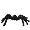 Giant Hairy Black Light Up Halloween Spider Decoration