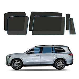 AUSGO Magnetic Window Sun Shade for Mercedes-Benz GLS Class X167 2019-Onwards 6-Piece Set Car Shades