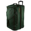Pierre Cardin Trolley  Medium Soft Travel Luggage Wheeled Duffle 72cm Green
