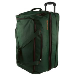 Pierre Cardin Trolley  Medium Soft Travel Luggage Wheeled Duffle 72cm Green