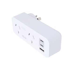 Click Right Hand Double Adaptor