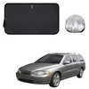 Front Windscreen Sun Shade for Volvo V70 2000 - 2007 Mk II, Mk II Facelift - Standard 150 x 85 cm - Black