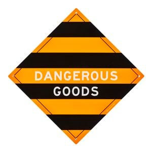 Sandleford 270 x 270mm Dangerous Goods Plastic Sign