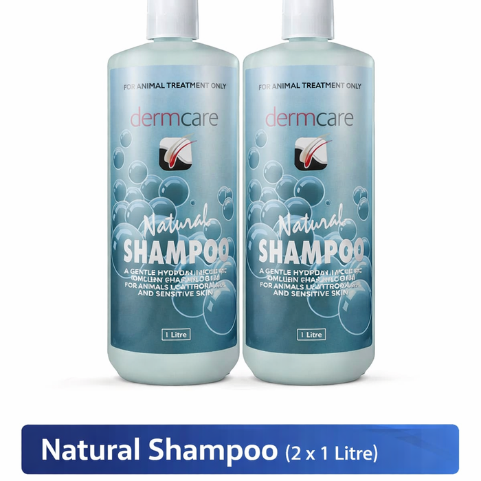 Dermcare Natural Shampoo 1 Litre x 2