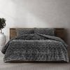 Ardor Boudoir Cole Double Quilt Cover w/ 2x Pillowcase Set - Ash
