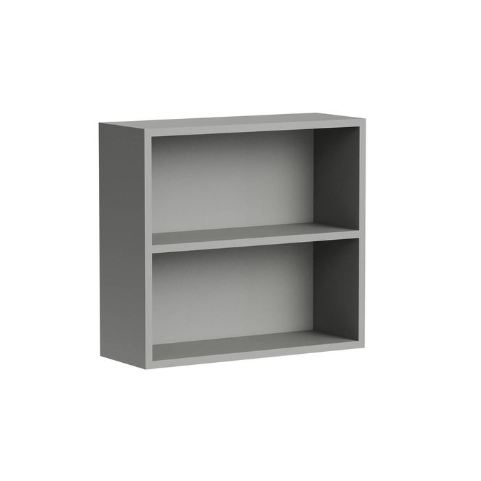 Kaboodle 700-799mm Oyster Customisable Shallow Med Wall Open Shelf