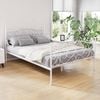 Artiss Metal Bed Frame Double Size Bed Base Beds Platform White