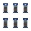 6x 5pc Malli Dark Shades 180m Plastic Spool Sewing Diy Garment Thread