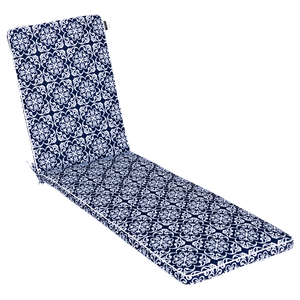 Mojo Navy Moroccan Outdoor Sunlounge Cushion