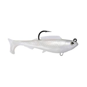 ZMan HerculeZ 4" Rigged Soft Plast Swimbait Fishing Lure Pearl