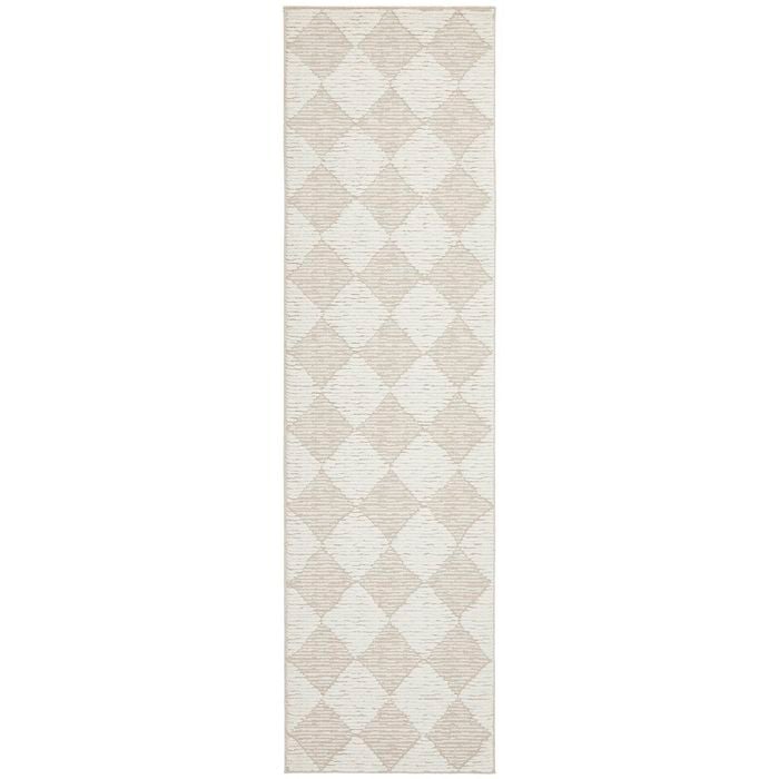 The Rug Connection Elias Yuri Beige 500x80cm - Extra Large Runner Pet Friendly Indoor Rug