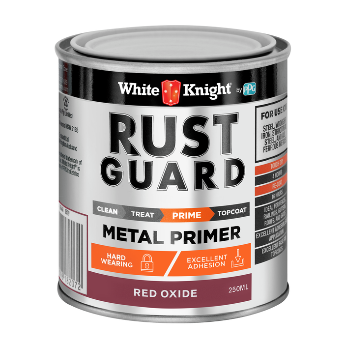 White Knight 250ml Red Oxide Rust Guard Metal Primer - 250ml