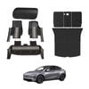 AUSGO Floor Mats Boot Liner Back Seat Protector Set for Tesla Model Y Juniper 2025-Onwards Floor Liners Cargo Mat Kick Mats