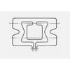 Oven Upper Top Grill Heating Element 00745938, suits Bosch, Siemens