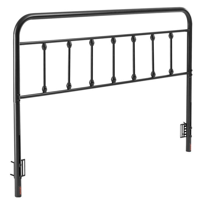 VEVOR Metal Headboard Black Queen Size with Adjustable Height for Bedroom