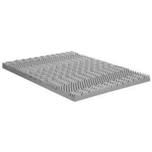 Giselle 8cm Memory Foam Mattress Topper Graphite - Queen
