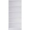 Botany 5 Shelves Wardrobe - White