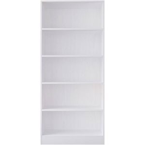 Botany 5 Shelves Wardrobe - White