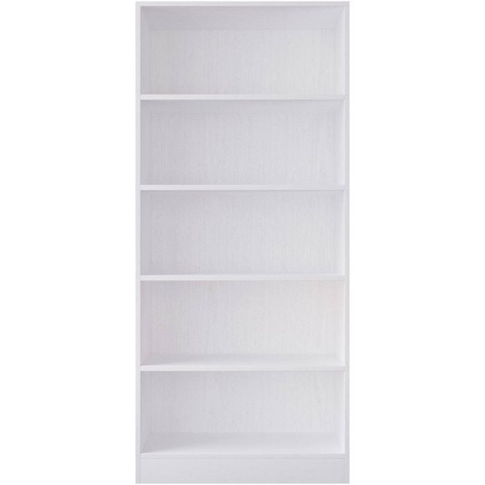 Botany 5 Shelves Wardrobe - White