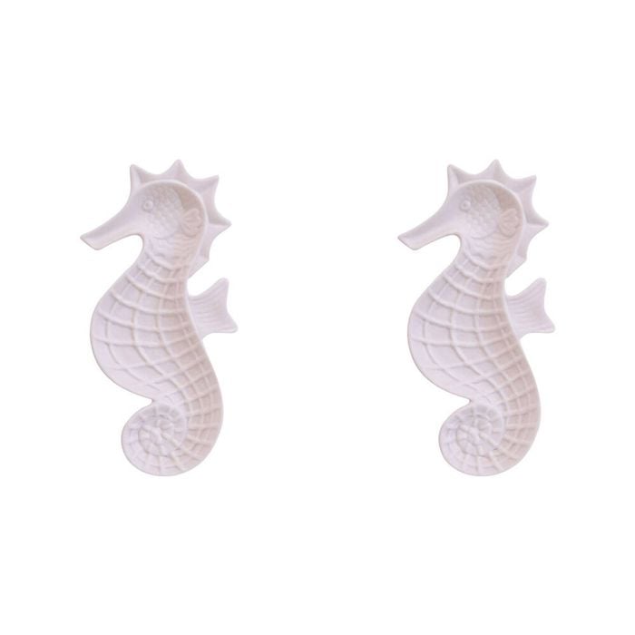 2PK LVD Seahorse Plate Ceramic Home/Lounge Decor 22cm Salt