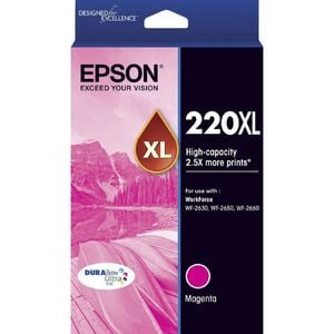 Epson GENUINE Epson 220XL Magenta Ink Cartridge WF-2630 WF-2650 WF-2660 T294392